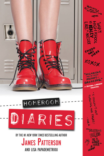 Homeroom Diaries book cover by James Patterson, Lisa Papademetriou