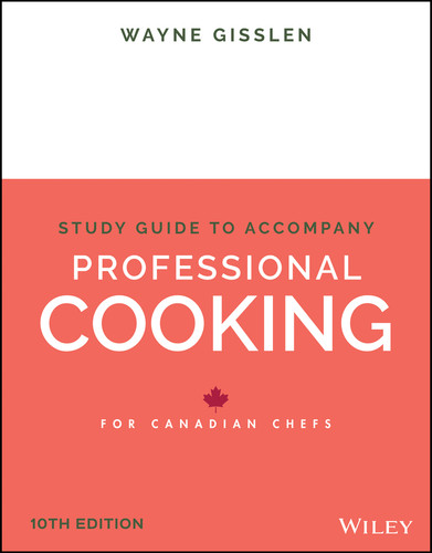 Professional Cooking for Canadian Chefs, Student Study Guide book cover by Wayne Gisslen