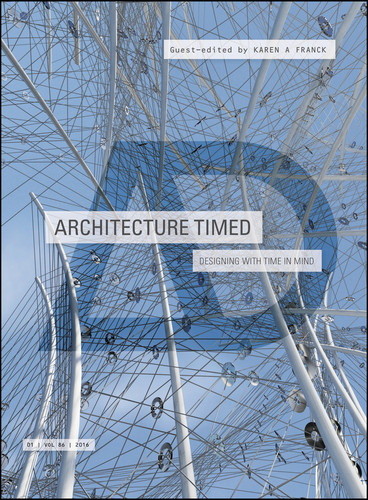 Architecture Timed: Designing with Time in Mind (Architectural Design) book cover by 