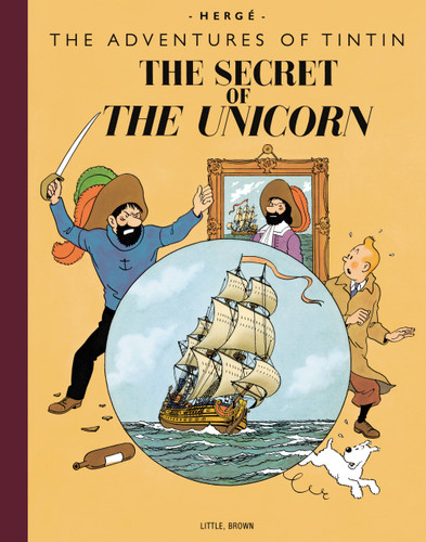 The Secret of the Unicorn: Collector's Giant Facsimile Edition (The Adventures of Tintin: Original Classic) book cover by Hergé