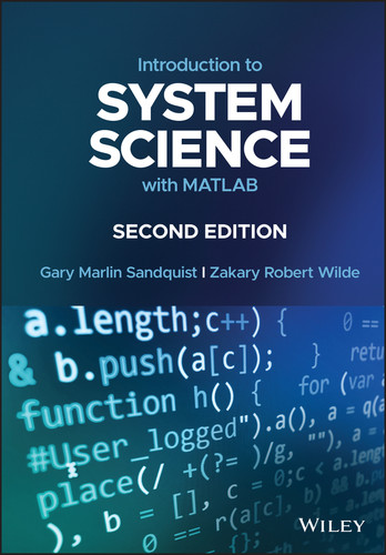 Introduction to System Science with MATLAB book cover by Gary Marlin Sandquist, Zakary Robert Wilde