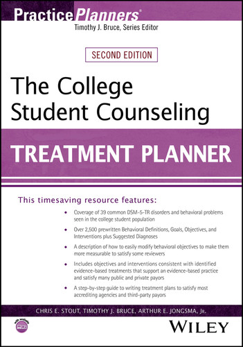 The College Student Counseling Treatment Planner (PracticePlanners) book cover by Chris E. Stout, Timothy J. Bruce, Arthur E. Jongsma, Jr.