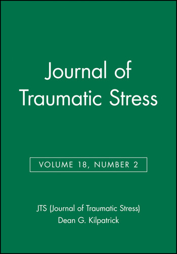 Journal of Traumatic Stress, Volume 18, Number 2 (JTS - single issue Journal of Traumatic Stress) book cover by JTS (Journal of Traumatic Stress)