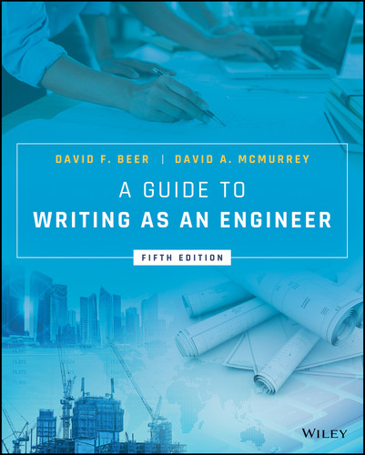 A Guide to Writing as an Engineer book cover by David F. Beer, David A. McMurrey