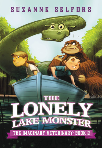 The Lonely Lake Monster (The Imaginary Veterinary #2) book cover by Suzanne Selfors