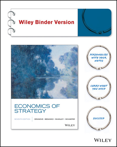 Economics of Strategy book cover by David Dranove, David Besanko, Mark Shanley, Scott Schaefer