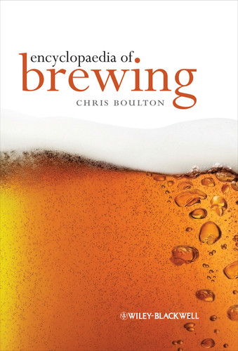 Encyclopaedia of Brewing book cover by Christopher Boulton