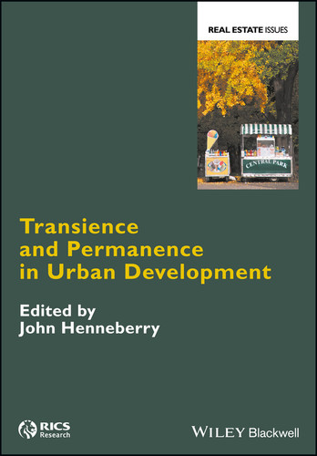 Transience and Permanence in Urban Development (Real Estate Issues) book cover by 