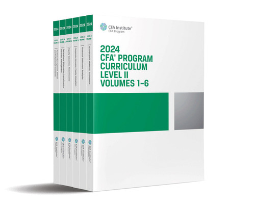 2024 CFA Program Curriculum Level II Box Set, Volumes 1 - 6 book cover by CFA Institute