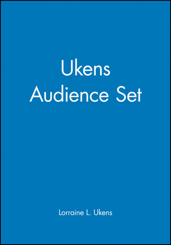 Ukens Audience Set, (Includes Energize Your Audience; All Together Now!; Working Together; Getting Together) book cover by Lorraine L. Ukens