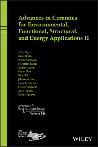 Advances in Ceramics for Environmental, Functional, Structural, and Energy Applications II (Ceramic Transactions Series) book cover by 