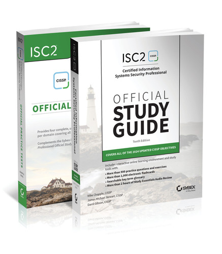 ISC2 CISSP Certified Information Systems Security Professional Official Study Guide & Practice Tests Bundle (Sybex Study Guide) book cover by Mike Chapple, James Michael Stewart, Darril Gibson, David Seidl