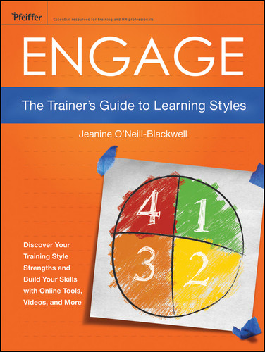 Engage: The Trainer's Guide to Learning Styles book cover by Jeanine O'Neill-Blackwell