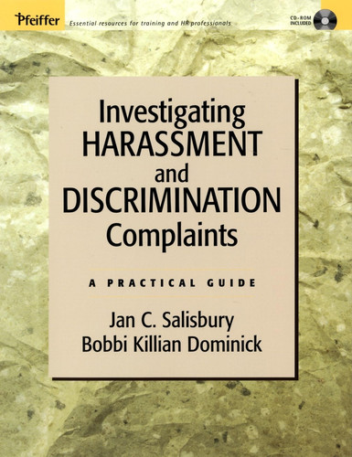 Investigating Harassment and Discrimination Complaints: A Practical Guide book cover by Jan C. Salisbury, Bobbi Killian Dominick