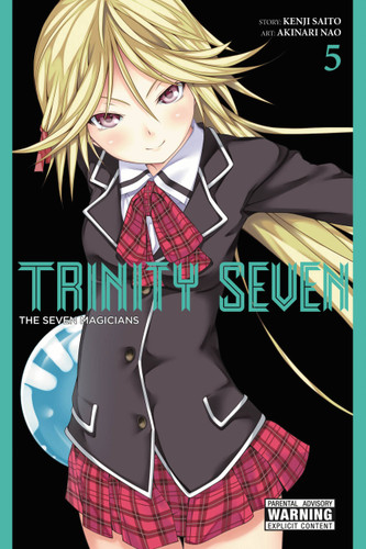Trinity Seven, Vol. 5: The Seven Magicians (Trinity Seven #5) book cover by Kenji Saito