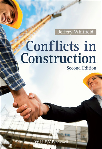 Conflict in Construction book cover by Jeffery Whitfield