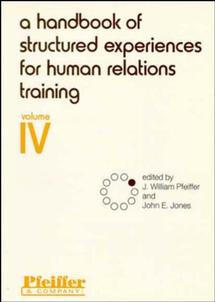 A Handbook of Structured Experiences for Human Relations Training, Volume 4 book cover by 