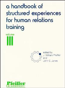 A Handbook of Structured Experiences for Human Relations Training, Volume 3 book cover by 