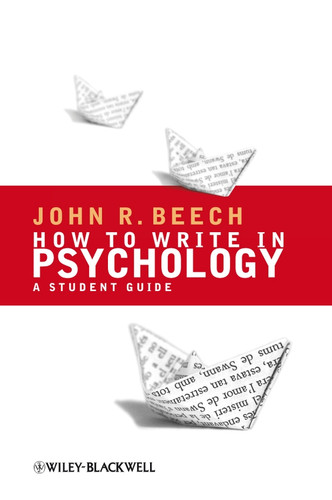How To Write in Psychology: A Student Guide book cover by John R. Beech