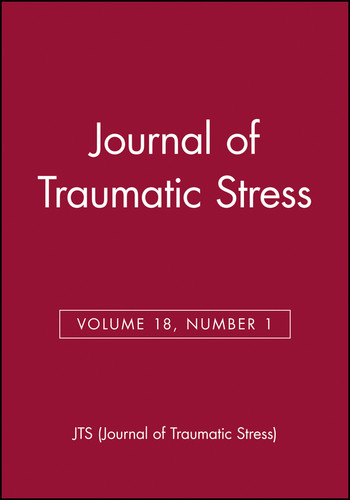 Journal of Traumatic Stress, Volume 18, Number 1 (JTS - single issue Journal of Traumatic Stress) book cover by JTS (Journal of Traumatic Stress)