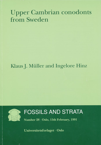 Upper Cambrian Conodonts from Sweden (Fossils and Strata Monograph Series) book cover by Klaus J. Muller, Ingelore Hinz