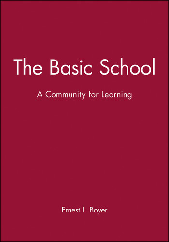The Basic School: A Community for Learning book cover by Ernest L. Boyer