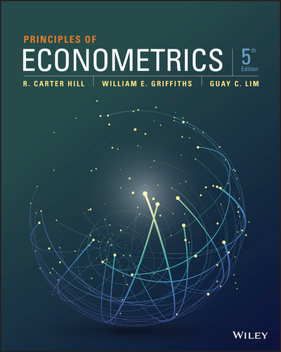 Principles of Econometrics book cover by R. Carter Hill, William E. Griffiths, Guay C. Lim