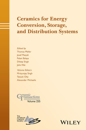 Ceramics for Energy Conversion, Storage, and Distribution Systems (Ceramic Transactions Series) book cover by 