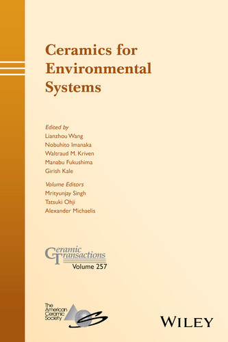 Ceramics for Environmental Systems (Ceramic Transactions Series) book cover by 