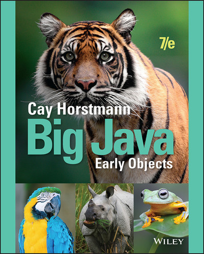 Big Java: Early Objects book cover by Cay S. Horstmann