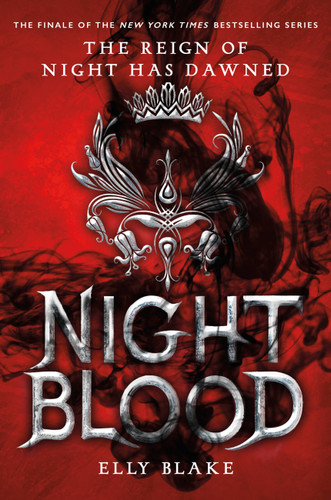 Nightblood (The Frostblood Saga #3) book cover by Elly Blake