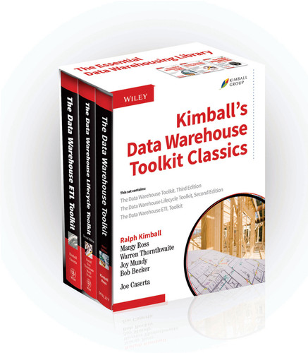 Kimball's Data Warehouse Toolkit Classics, 3 Volume Set book cover by Ralph Kimball, Margy Ross, Warren Thornthwaite, Joy Mundy, Bob Becker, Joe Caserta