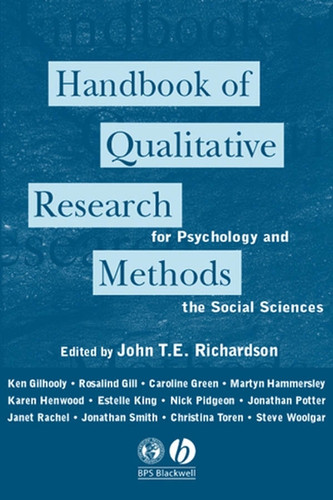 Handbook of Qualitative Research Methods for Psychology and the Social Sciences book cover by 