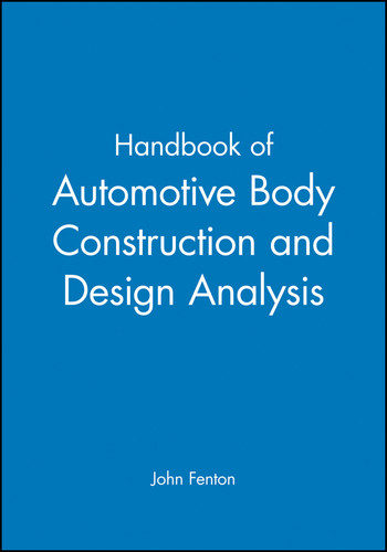 Handbook of Automotive Body Construction and Design Analysis book cover by John Fenton
