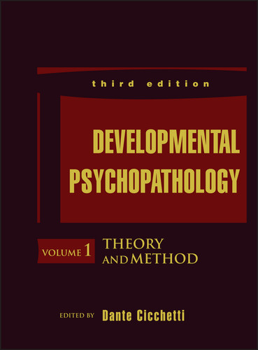 Developmental Psychopathology, Theory and Method book cover by 