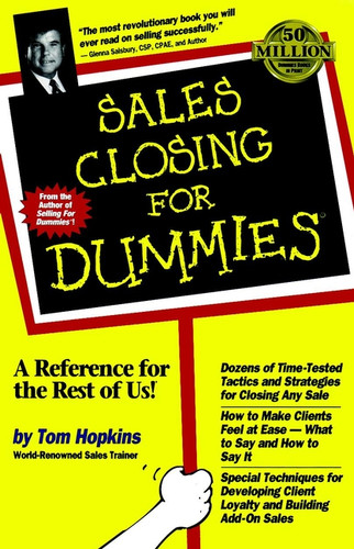 Sales Closing For Dummies book cover by Tom Hopkins