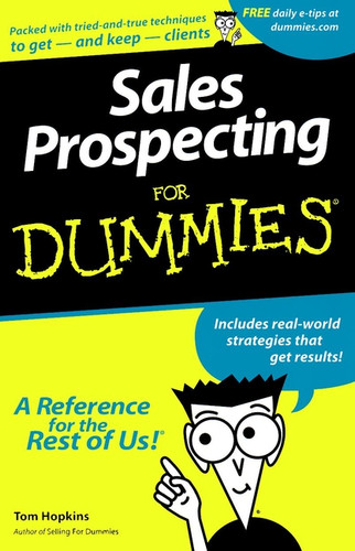 Sales Prospecting For Dummies book cover by Tom Hopkins