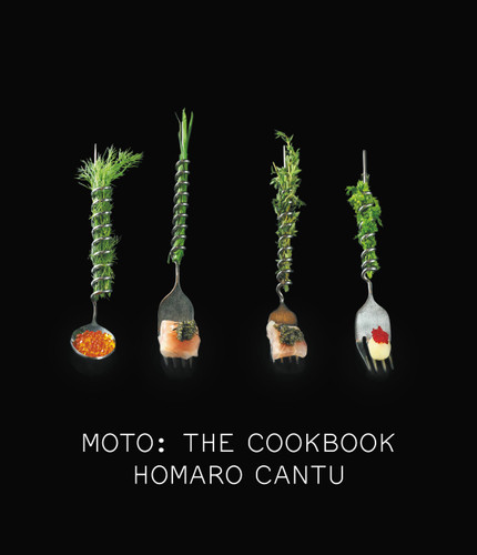 Moto: The Cookbook book cover by Homaro Cantu
