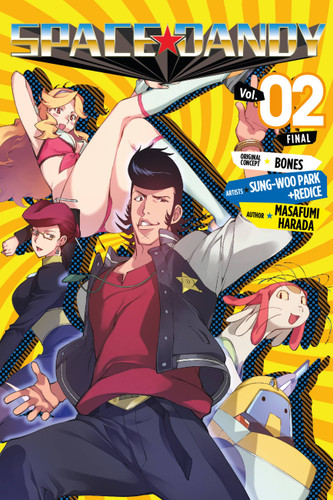 Space Dandy, Vol. 2 (Space Dandy #2) book cover by Masafumi Harada, BONES