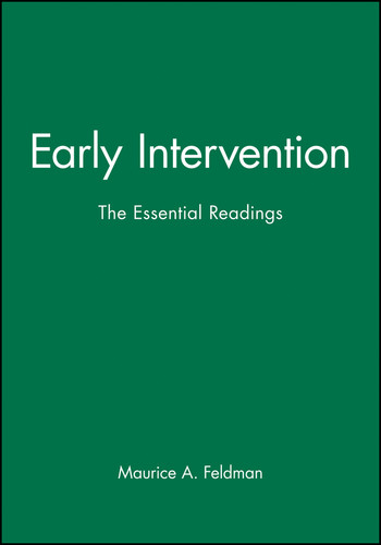 Early Intervention: The Essential Readings (Essential Readings in Developmental Psychology) book cover by 