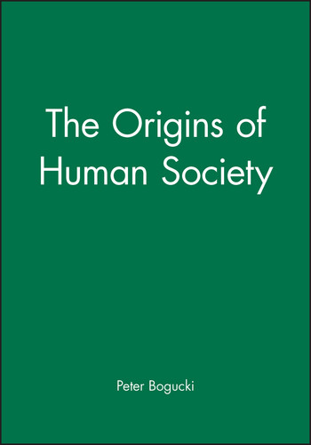 The Origins of Human Society (Blackwell History of the World) book cover by Peter Bogucki
