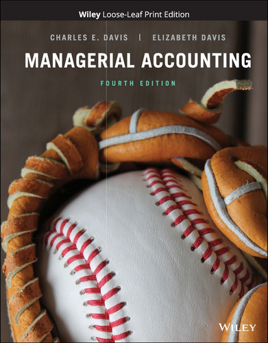 Managerial Accounting book cover by Charles E. Davis, Elizabeth Davis