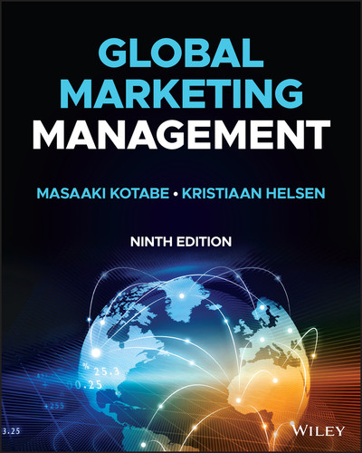 Global Marketing Management book cover by Masaaki (Mike) Kotabe, Kristiaan Helsen