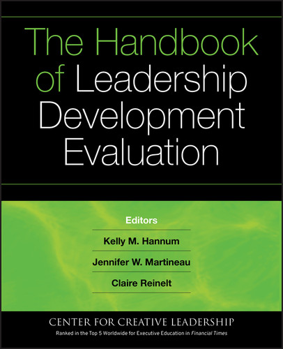 The Handbook of Leadership Development Evaluation (J-B CCL (Center for Creative Leadership)) book cover by 