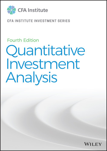 Quantitative Investment Analysis (CFA Institute Investment Series) book cover by CFA Institute