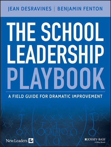 The School Leadership Playbook: A Field Guide for Dramatic Improvement book cover by Jean Desravines, Benjamin Fenton