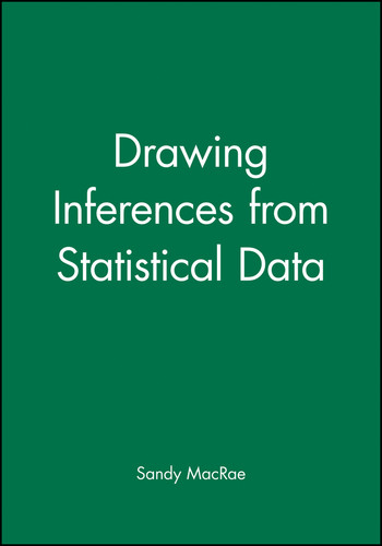 Drawing Inferences from Statistical Data (Open Learning Units) book cover by Sandy MacRae