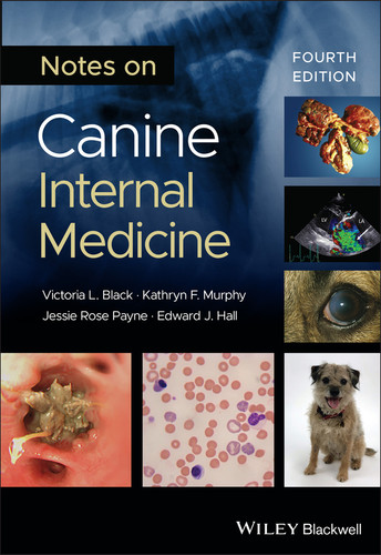 Notes on Canine Internal Medicine book cover by Victoria L. Black, Kathryn F. Murphy, Jessie Rose Payne, Edward J. Hall