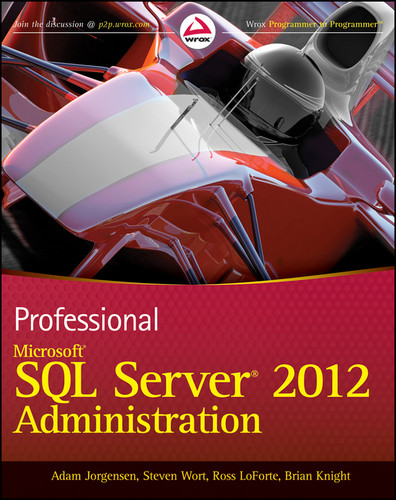 Professional Microsoft SQL Server 2012 Administration book cover by Adam Jorgensen, Steven Wort, Ross LoForte, Brian Knight