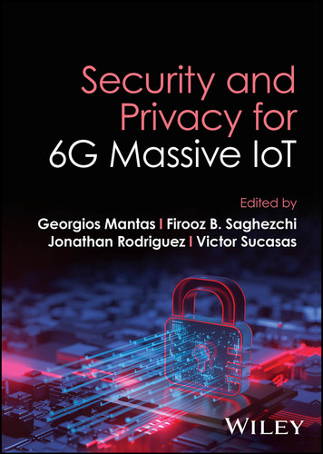 Security and Privacy for 6G Massive IoT book cover by 